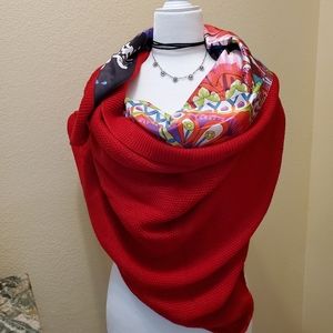 Desigual double sided scarf